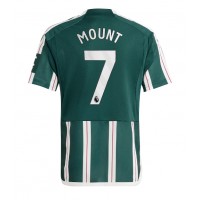 Camiseta Manchester United Mason Mount #7 Segunda Equipación Replica 2023-24 mangas cortas